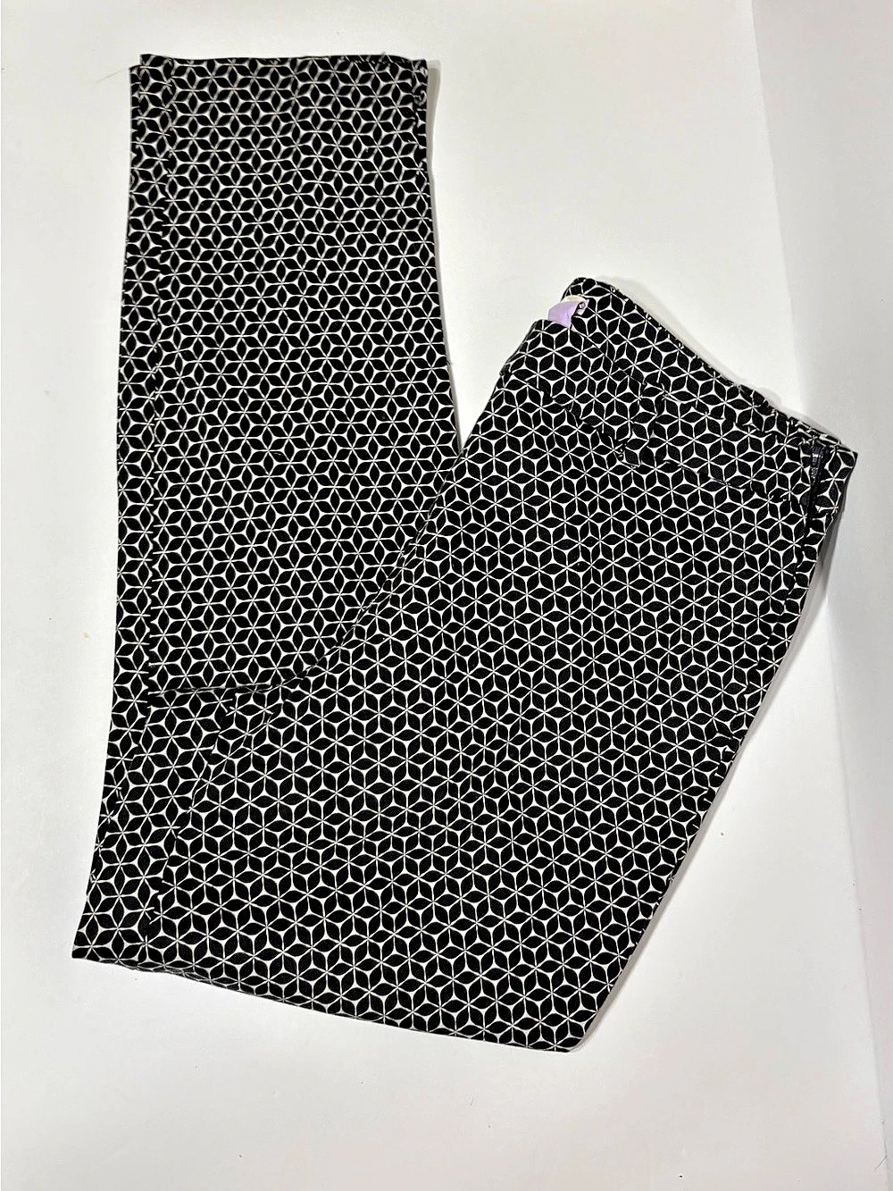 H&M Geometric Straight Leg Pants 12